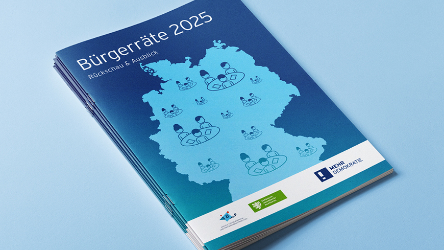Cover des Bürgerrats-Berichts 2025